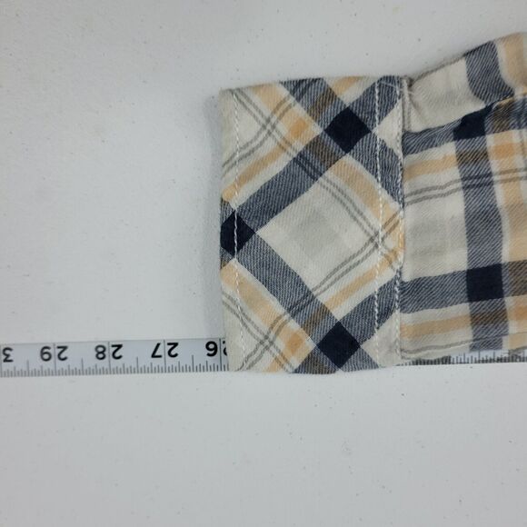 BKE Standard XL pearl snap long sleeve button down shirt Plaid 3200 - Picture 7 of 9